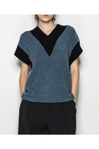 【エッセン ロートレアモン/ESSEN LAUTREAMONT】のニットベスト 人気、トレンドファッション・服の通販 founy(ファニー) ファッション Fashion レディースファッション WOMEN トップス・カットソー Tops/Tshirt ニット Knit Tops ベスト/ジレ Gilets/Vests プルオーバー Pullover ウォーム Worm カシミヤ Cashmere ベスト Vest リラックス Relax ループ Loop 冬 Winter NEW・新作・新着・新入荷 New Arrivals thumbnail ブラック×ブルー|ID: prp329100004243278 ipo3291000000029434375