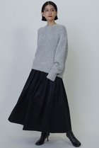 【プルミエ アロンディスモン/1er Arrondissement】のランダムタックミモレスカート ブラック|ID: prp329100004243285 ipo3291000000032825932