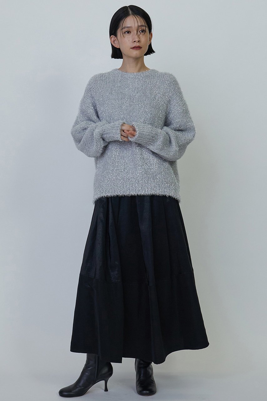 【プルミエ アロンディスモン/1er Arrondissement】のランダムタックミモレスカート 人気、トレンドファッション・服の通販 founy(ファニー) 　ファッション　Fashion　レディースファッション　Fashion for Women　スカート　Skirts　ロングスカート　Long Skirts / Maxi & Midi Skirts　スニーカー　Sneakers, Trainers　タフタ　Taffeta, Structured Fabric　バランス　Balance, Style Balance　ランダム　Random, Irregular　ロング　Long, Long-Length　other-2|ID: prp329100004243285 ipo3291000000032825933