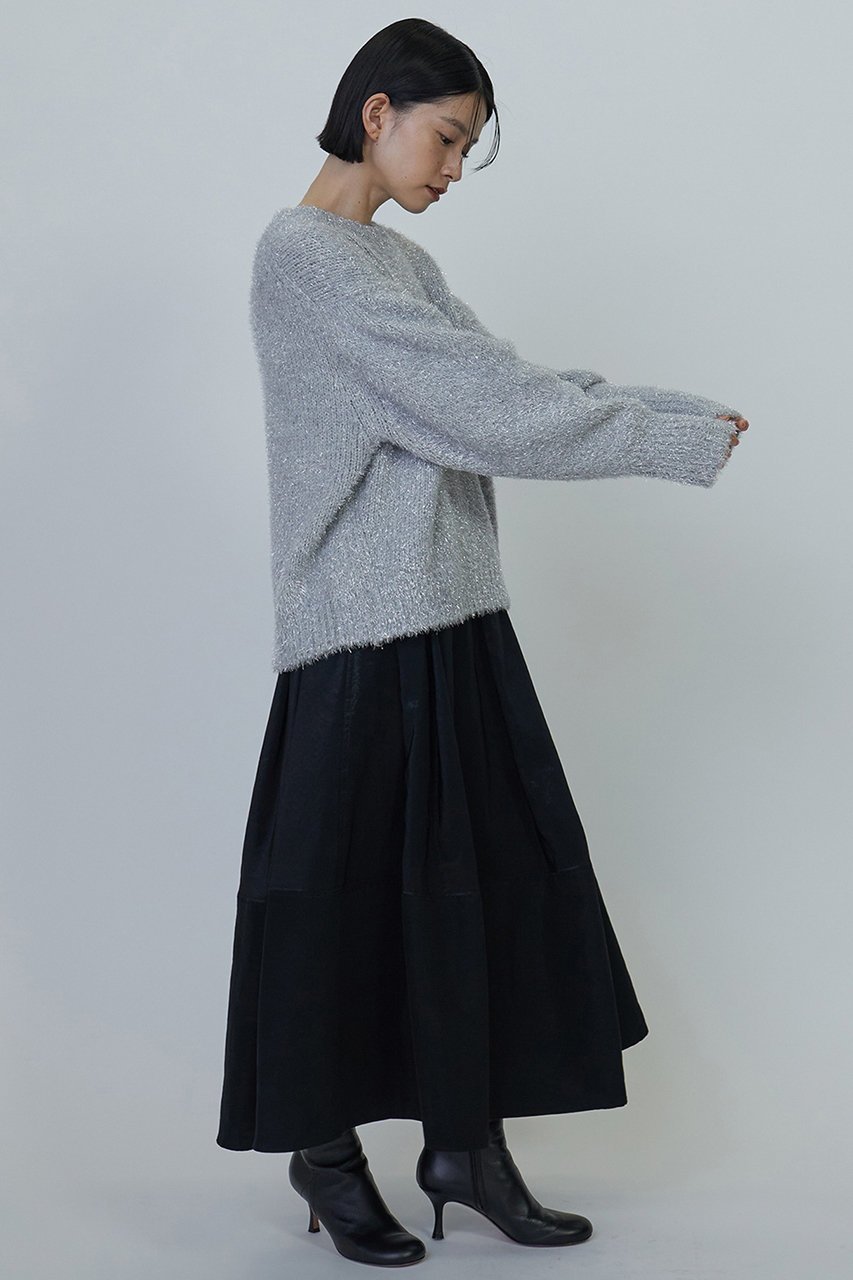【プルミエ アロンディスモン/1er Arrondissement】のランダムタックミモレスカート 人気、トレンドファッション・服の通販 founy(ファニー) 　ファッション　Fashion　レディースファッション　Fashion for Women　スカート　Skirts　ロングスカート　Long Skirts / Maxi & Midi Skirts　スニーカー　Sneakers, Trainers　タフタ　Taffeta, Structured Fabric　バランス　Balance, Style Balance　ランダム　Random, Irregular　ロング　Long, Long-Length　other-3|ID: prp329100004243285 ipo3291000000032825934