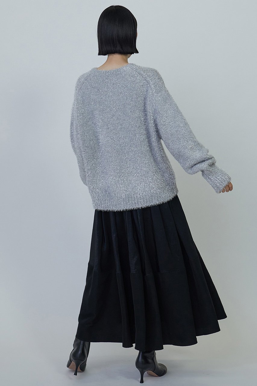 【プルミエ アロンディスモン/1er Arrondissement】のランダムタックミモレスカート 人気、トレンドファッション・服の通販 founy(ファニー) 　ファッション　Fashion　レディースファッション　Fashion for Women　スカート　Skirts　ロングスカート　Long Skirts / Maxi & Midi Skirts　スニーカー　Sneakers, Trainers　タフタ　Taffeta, Structured Fabric　バランス　Balance, Style Balance　ランダム　Random, Irregular　ロング　Long, Long-Length　other-4|ID: prp329100004243285 ipo3291000000032825935
