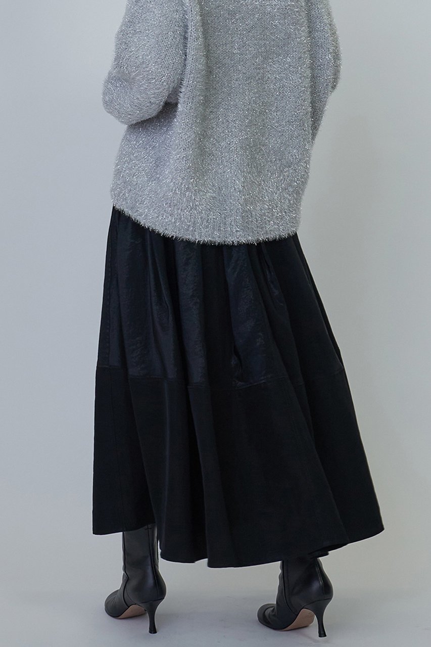 【プルミエ アロンディスモン/1er Arrondissement】のランダムタックミモレスカート 人気、トレンドファッション・服の通販 founy(ファニー) 　ファッション　Fashion　レディースファッション　Fashion for Women　スカート　Skirts　ロングスカート　Long Skirts / Maxi & Midi Skirts　スニーカー　Sneakers, Trainers　タフタ　Taffeta, Structured Fabric　バランス　Balance, Style Balance　ランダム　Random, Irregular　ロング　Long, Long-Length　other-6|ID: prp329100004243285 ipo3291000000032825937