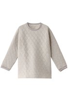【キッドブルー/KID BLUE / GOODS】の24ダイヤキルトトップ 人気、トレンドファッション・服の通販 founy(ファニー) キルト Quilt, Quilted Fabric シンプル Simple, Minimal パジャマ Pajamas, Sleepwear ベロア Velour, Soft Velvet 定番 Standard, Basic Item thumbnail ライトグレー|ID: prp329100004243288 ipo3291000000035053499