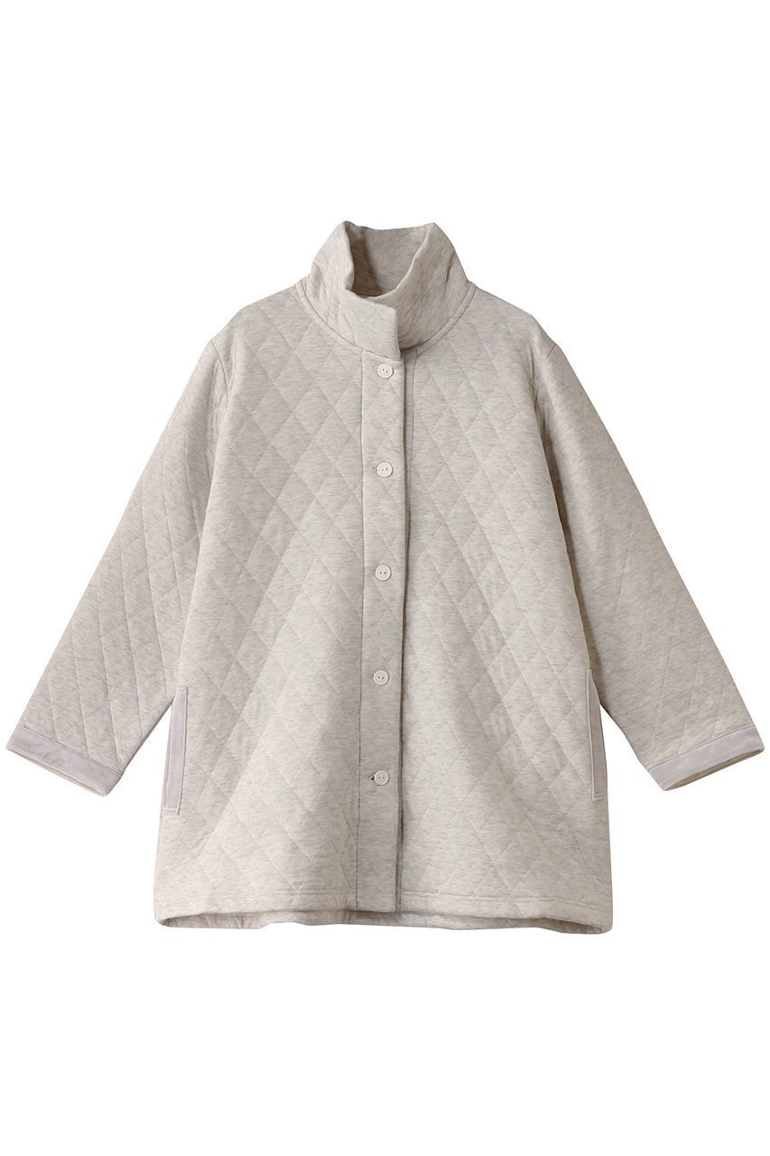 【キッドブルー/KID BLUE / GOODS】の24ダイヤキルトガウン インテリア・キッズ・メンズ・レディースファッション・服の通販 founy(ファニー) ガウン Gown, Robe キルト Quilt, Quilted Fabric スタンド Stand Collar, Upright Stand パジャマ Pajamas, Sleepwear 羽織 Haori, Light Jacket ライトグレー|ID: prp329100004243289 ipo3291000000035053506