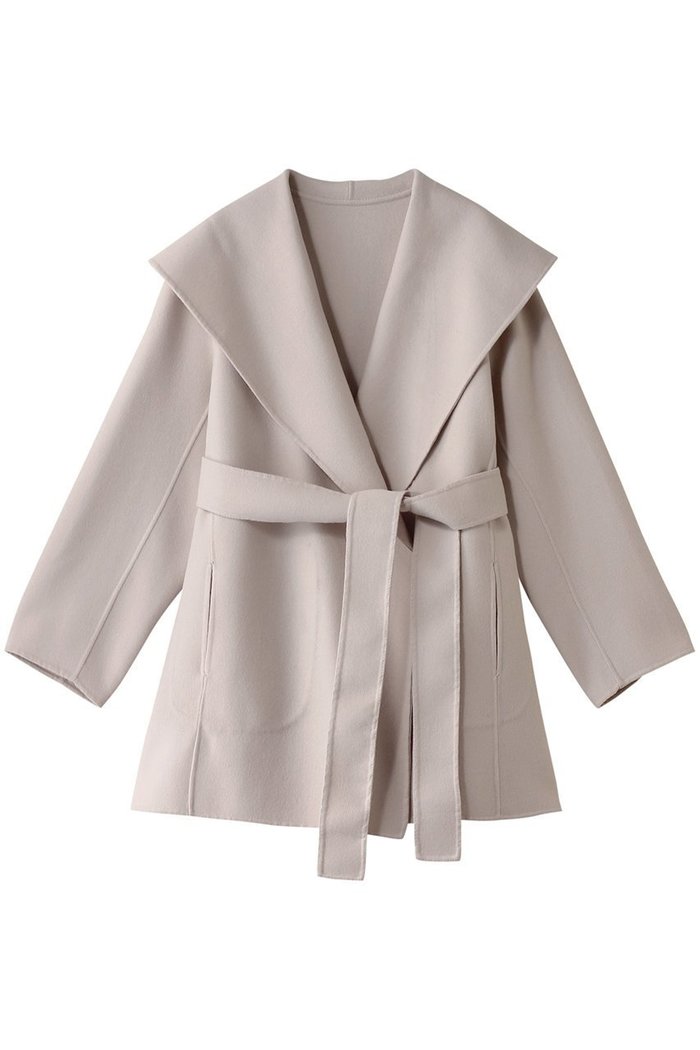 【デザイン ワークス/DESIGN WORKS】のダブルフェイスハーフ丈コート インテリア・キッズ・メンズ・レディースファッション・服の通販 founy(ファニー) https://founy.com/ ファッション Fashion レディースファッション Fashion for Women アウター Coat / Outerwear Collection コート・ロングコート・ピーコート Long Coats, Peacoats & More エレガント 上品 Elegant ショート Short, Short Length ハーフ Half, Half-Length |ID: prp329100004243294 ipo3291000000035369555