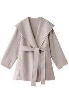 【デザイン ワークス/DESIGN WORKS】のダブルフェイスハーフ丈コート オフホワイト|ID: prp329100004243294 ipo3291000000035369556