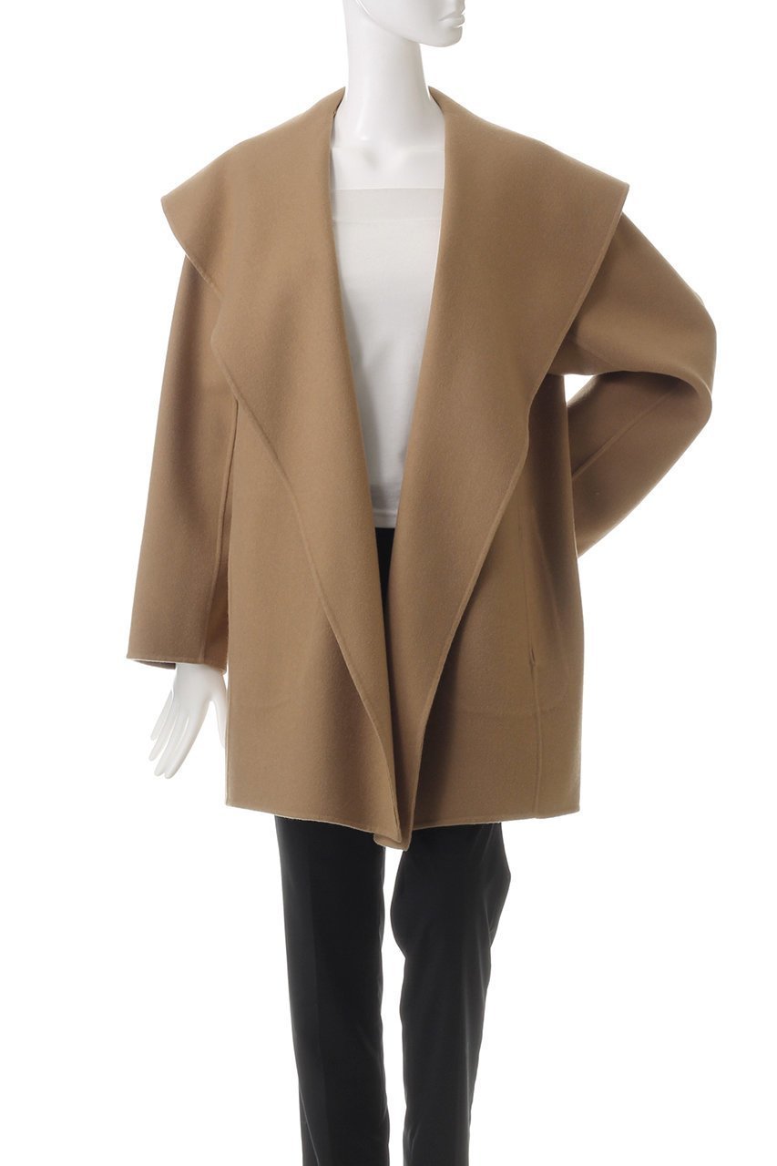 【デザイン ワークス/DESIGN WORKS】のダブルフェイスハーフ丈コート 人気、トレンドファッション・服の通販 founy(ファニー) 　ファッション　Fashion　レディースファッション　Fashion for Women　アウター　Coat / Outerwear Collection　コート・ロングコート・ピーコート　Long Coats, Peacoats & More　エレガント 上品　Elegant　ショート　Short, Short Length　ハーフ　Half, Half-Length　other-7|ID: prp329100004243294 ipo3291000000035369565