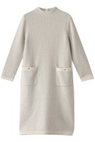 【アナイ/ANAYI】のウールブークレ配色ワンピース 人気、トレンドファッション・服の通販 founy(ファニー) ファッション Fashion レディースファッション WOMEN ワンピース Dress チュニック Tunic シルバー Silver チュニック Tunic ボトルネック Bottleneck ポケット Pocket エレガント 上品 Elegant NEW・新作・新着・新入荷 New Arrivals |ID:prp329100004243297