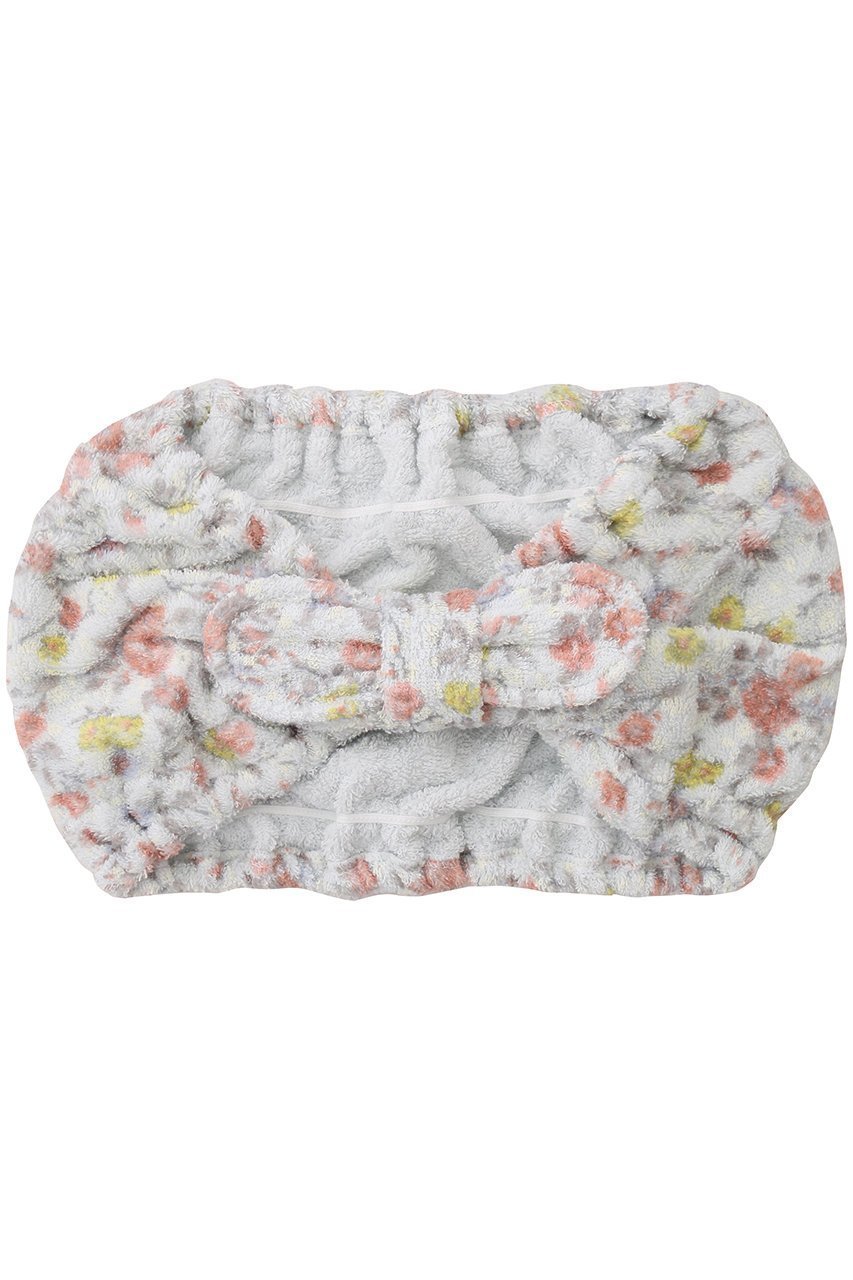 【キッドブルー/KID BLUE / GOODS】のタオルガーニッシュフラワーバスターバン インテリア・キッズ・メンズ・レディースファッション・服の通販 founy(ファニー) 　タオル　Towel, Bath Towel　ターバン　Turban, Headband　フラワー　Flower, Floral　プリント　Print, Printed Pattern　リボン　Ribbon, Bow　リラックス　Relax, Relaxed Fit　サックス|ID: prp329100004243298 ipo3291000000036184878