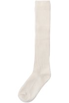 【メゾンスペシャル/MAISON SPECIAL】のウール混ハイソックス O.WHT(オフホワイト)|ID: prp329100004244225 ipo3291000000035510349