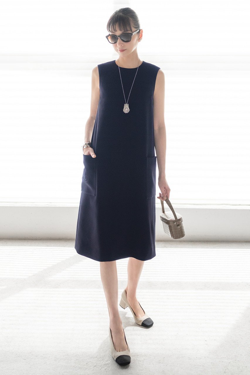 【デイジーリン/DAISY LIN】のDAISY TANK DRESS 人気、トレンドファッション・服の通販 founy(ファニー) 　ファッション　Fashion　レディースファッション　Fashion for Women　ワンピース　Dresses　フォーマル・パーティードレス・結婚式用ドレス　Elegant & Casual Dresses　チュニック　Tunic Tops & Dresses　ウォッシャブル　Machine Washable　カーディガン　Cardigan, Knitwear　シンプル　Simple, Minimal　ジャケット　Jacket, Outerwear　スタイリッシュ　Stylish, Fashionable　スマート　Smart, Elegant　チュニック　Tunic, Long Top　ボックス　Boxy, Box Shape　ポケット　Pocket, Pocket Detail　リラックス　Relax, Relaxed Fit　人気　Popular, Best Seller　ビジネス 仕事 通勤　Business / Work / Commuting　other-6|ID: prp329100004245745 ipo3291000000032889656