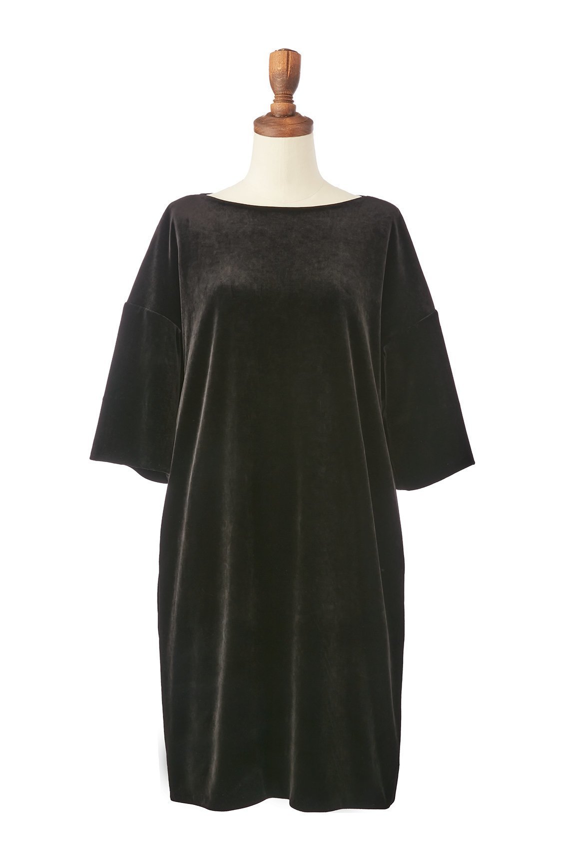 【デイジーリン/DAISY LIN】のVelour Dress “Sophisticated Lady” インテリア・キッズ・メンズ・レディースファッション・服の通販 founy(ファニー) 　ファッション　Fashion　レディースファッション　Fashion for Women　ワンピース　Dresses　フォーマル・パーティードレス・結婚式用ドレス　Elegant & Casual Dresses　チュニック　Tunic Tops & Dresses　アクセサリー　Fashion Accessories　ウォッシャブル　Machine Washable　エレガント 上品　Elegant　ストレッチ　Stretch, Stretchy Fabric　スリーブ　Sleeve, Long Sleeve / Short Sleeve　チュニック　Tunic, Long Top　ドレス　Dress, One-Piece　ポケット　Pocket, Pocket Detail　リラックス　Relax, Relaxed Fit　再入荷　Restock / Back in Stock　おすすめ　Recommended / Our Picks　ベルベットブラック|ID: prp329100004246835 ipo3291000000032885525