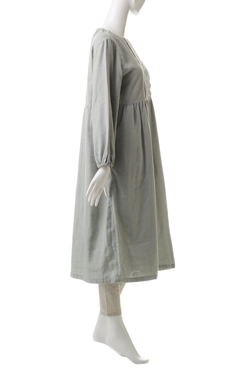 【キッドブルー/KID BLUE】のコードエンブWガーゼナイティ(スパッツつき) 人気、トレンドファッション・服の通販 founy(ファニー) ファッション Fashion レディースファッション Fashion for Women トップス・カットソー Cut & Sew Tops お家時間・ステイホーム Stay Home / At Home ギャザー Gathered, Ruffled スカラップ Scallop, Scalloped Edge スリーブ Sleeve, Long Sleeve / Short Sleeve ダブル Double, Double-Breasted パジャマ Pajamas, Sleepwear フェミニン Feminine, Girly ロング Long, Long-Length 再入荷 Restock / Back in Stock other-3|ID: prp329100004246839 ipo3291000000034875479