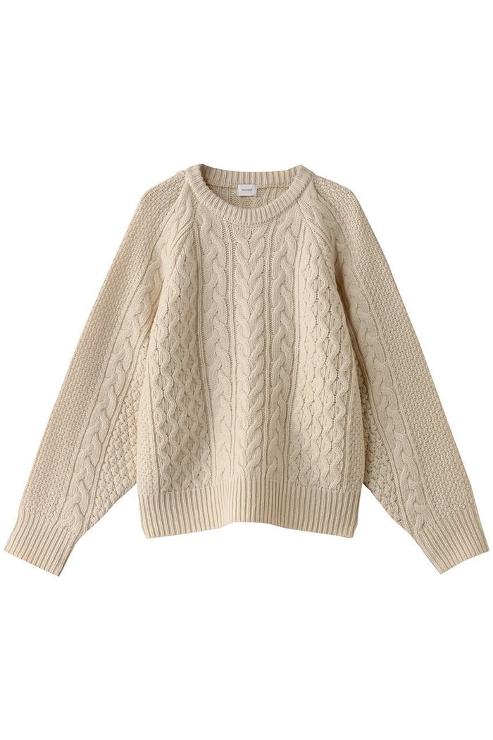 【マノフ/MANOF】のSHOULDER TUCK CABLE KNIT ニット インテリア・キッズ・メンズ・レディースファッション・服の通販 founy(ファニー) https://founy.com/ ファッション Fashion レディースファッション WOMEN トップス・カットソー Tops/Tshirt ニット Knit Tops プルオーバー Pullover A/W・秋冬 Aw・Autumn/Winter・Fw・Fall-Winter ショート Short トレンド Trend バランス Balance NEW・新作・新着・新入荷 New Arrivals |ID: prp329100004246869 ipo3291000000029466014