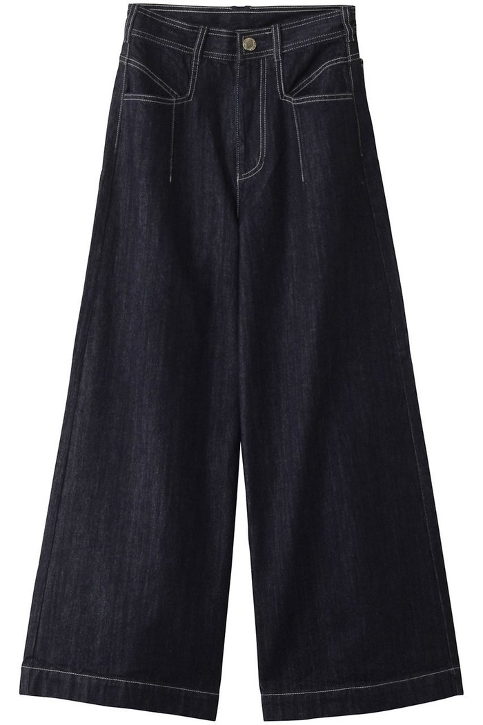 【アルアバイル/allureville】の【Loulou Willoughby】デニムバギーパンツ A インテリア・キッズ・メンズ・レディースファッション・服の通販 founy(ファニー) https://founy.com/ ファッション Fashion レディースファッション Fashion for Women パンツ Pants & Trousers デニムパンツ・ジーンズ・美脚デニム Denim Jeans & Pants デニム Denim, Jeans Material ポケット Pocket, Pocket Detail エレガント 上品 Elegant |ID: prp329100004246871 ipo3291000000035963463