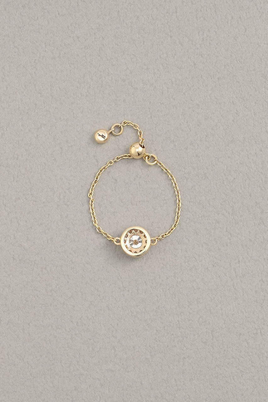 【プラス ヴァンドーム/Plus Vendome】のLAB K10 モアッサナイト リング 人気、トレンドファッション・服の通販 founy(ファニー) 　ファッション　Fashion　レディースファッション　Fashion for Women　ジュエリー　Jewelry　イエロー　Yellow　クラシカル　Classical, Vintage-Inspired　ストーン　Stone, Gem-Like　センター　Center, Center Line　ダイヤモンド　Diamond, Brilliant Cut　チェーン　Chain, Chain Strap　フランス　France, French　other-3|ID: prp329100004246877 ipo3291000000035347682