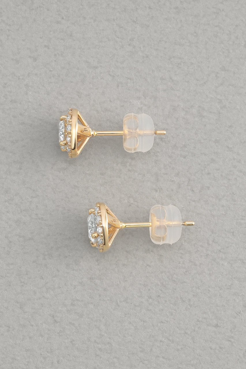 【プラス ヴァンドーム/Plus Vendome】のLAB K10 モアッサナイト ピアス 人気、トレンドファッション・服の通販 founy(ファニー) 　ファッション　Fashion　レディースファッション　Fashion for Women　ジュエリー　Jewelry　ファッションリング　Fashion Rings　イヤリング・フープ・ドロップタイプ　Hoop, Drop & Clip Earrings　イエロー　Yellow　イヤリング　Earrings　クラシカル　Classical, Vintage-Inspired　シリコン　Silicone, Silicone Material　ストーン　Stone, Gem-Like　センター　Center, Center Line　ダイヤモンド　Diamond, Brilliant Cut　バタフライ　Butterfly, Butterfly Motif　フランス　France, French　日本製　Made In Japan　other-4|ID: prp329100004246878 ipo3291000000035799838