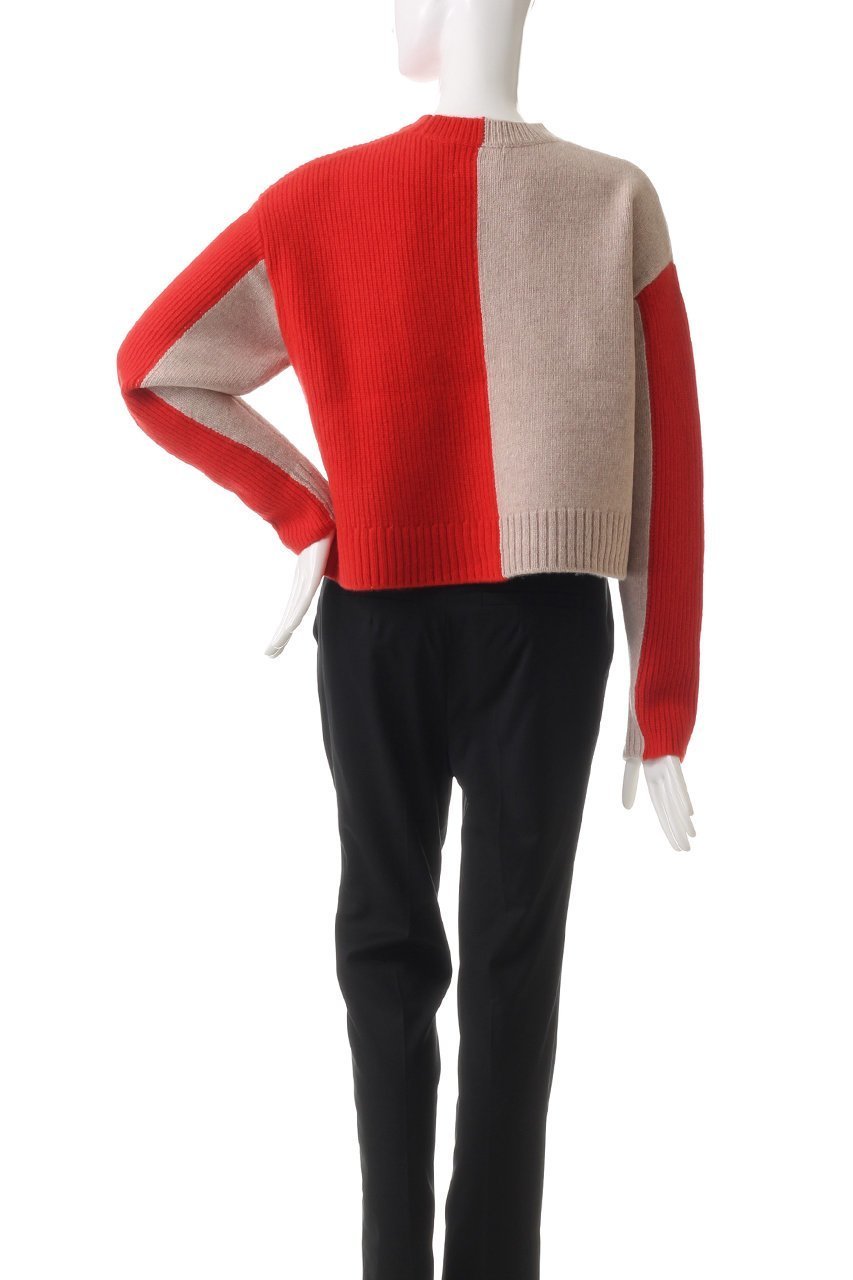 【ベイジ,/BEIGE,】のLAURIERS(ローリエ)/ウールカシミヤバイカラーニット 人気、トレンドファッション・服の通販 founy(ファニー) 　ファッション　Fashion　レディースファッション　Fashion for Women　トップス・カットソー　Cut & Sew Tops　ニット　Knit Tops & Sweaters　カジュアルプルオーバー・ニットトップス　Pullovers & Knit Tops / Casual Pullovers　ショート　Short, Short Length　バランス　Balance, Style Balance　other-4|ID: prp329100004246883 ipo3291000000035684226