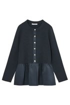 【アナイ/ANAYI】の【Eternal Line 2025】布帛コンビペプラム カーディガン ネイビー|ID: prp329100004247921 ipo3291000000035058523