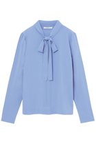 【アナイ/ANAYI】の【Eternal Line 2025】タイ付きハイネック プルオーバー 人気、トレンドファッション・服の通販 founy(ファニー) ファッション Fashion レディースファッション Fashion for Women トップス・カットソー Cut & Sew Tops ニット Knit Tops & Sweaters カジュアルプルオーバー・ニットトップス Pullovers & Knit Tops / Casual Pullovers インナー Innerwear ギャザー Gathered, Ruffled ジャケット Jacket, Outerwear ストレッチ Stretch, Stretchy Fabric スリット Slit, Slit Detail ハイネック High Neck, Mock Neck リボン Ribbon, Bow ループ Loop, Loop Knit 再入荷 Restock / Back in Stock thumbnail ブルー|ID: prp329100004247922 ipo3291000000035053119