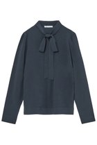 【アナイ/ANAYI】の【Eternal Line 2025】タイ付きハイネック プルオーバー 人気、トレンドファッション・服の通販 founy(ファニー) ファッション Fashion レディースファッション Fashion for Women トップス・カットソー Cut & Sew Tops ニット Knit Tops & Sweaters カジュアルプルオーバー・ニットトップス Pullovers & Knit Tops / Casual Pullovers インナー Innerwear ギャザー Gathered, Ruffled ジャケット Jacket, Outerwear ストレッチ Stretch, Stretchy Fabric スリット Slit, Slit Detail ハイネック High Neck, Mock Neck リボン Ribbon, Bow ループ Loop, Loop Knit 再入荷 Restock / Back in Stock thumbnail ネイビー|ID: prp329100004247922 ipo3291000000035053120