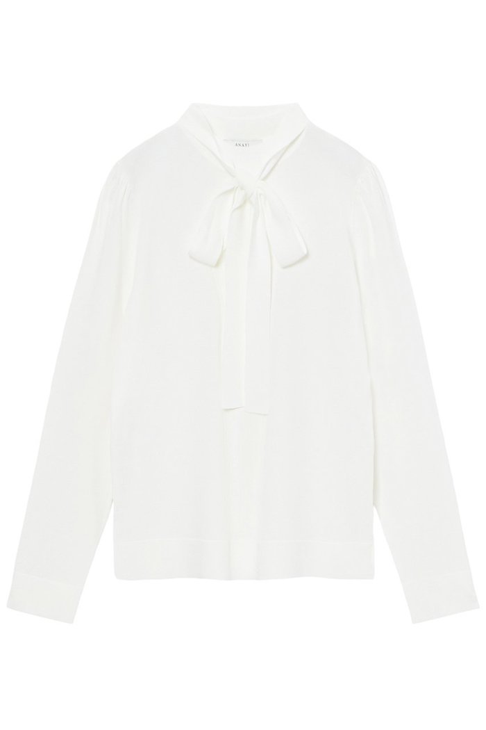 【アナイ/ANAYI】の【Eternal Line 2025】タイ付きハイネック プルオーバー インテリア・キッズ・メンズ・レディースファッション・服の通販 founy(ファニー) https://founy.com/ ファッション Fashion レディースファッション Fashion for Women トップス・カットソー Cut & Sew Tops ニット Knit Tops & Sweaters カジュアルプルオーバー・ニットトップス Pullovers & Knit Tops / Casual Pullovers インナー Innerwear ギャザー Gathered, Ruffled ジャケット Jacket, Outerwear ストレッチ Stretch, Stretchy Fabric スリット Slit, Slit Detail ハイネック High Neck, Mock Neck リボン Ribbon, Bow ループ Loop, Loop Knit |ID: prp329100004247922 ipo3291000000036106991