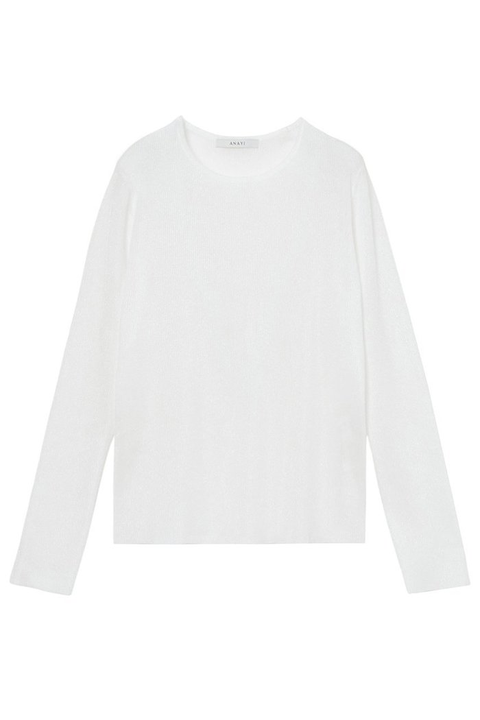 【アナイ/ANAYI】の【Eternal Line 2025】シアースパークリブ プルオーバー インテリア・キッズ・メンズ・レディースファッション・服の通販 founy(ファニー) https://founy.com/ ファッション Fashion レディースファッション Fashion for Women トップス・カットソー Cut & Sew Tops ニット Knit Tops & Sweaters カジュアルプルオーバー・ニットトップス Pullovers & Knit Tops / Casual Pullovers インナー Innerwear シアー Sheer, See-Through ジャケット Jacket, Outerwear 春 Spring |ID: prp329100004247923 ipo3291000000035053127