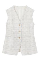 【アナイ/ANAYI】の【Eternal Line 2025】ミックスツイードカーヴィージレ ホワイト|ID: prp329100004247927 ipo3291000000036259836