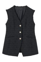 【アナイ/ANAYI】の【Eternal Line 2025】ミックスツイードカーヴィージレ ネイビー|ID: prp329100004247927 ipo3291000000036259838