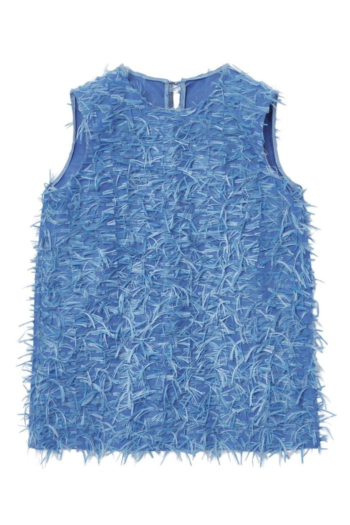 【アナイ/ANAYI】の【Eternal Line 2025】フェザーカットジャガード ブラウス インテリア・キッズ・メンズ・レディースファッション・服の通販 founy(ファニー) https://founy.com/ ファッション Fashion レディースファッション Fashion for Women トップス・カットソー Cut & Sew Tops キャミソール&ノースリーブ Camisoles & Sleeveless Tops シャツ・ブラウス・オフィスカジュアル Elegant Blouses & Button-Ups スリット Slit, Slit Detail セットアップ Set-Up, Coordinated Outfit タフタ Taffeta, Structured Fabric トレンド Trend, Trending Now ノースリーブ Sleeveless, No-Sleeve フェザー Feather, Feather Detail ミックス Mix, Mixed Style リボン Ribbon, Bow おすすめ Recommended / Our Picks |ID: prp329100004247929 ipo3291000000036107300