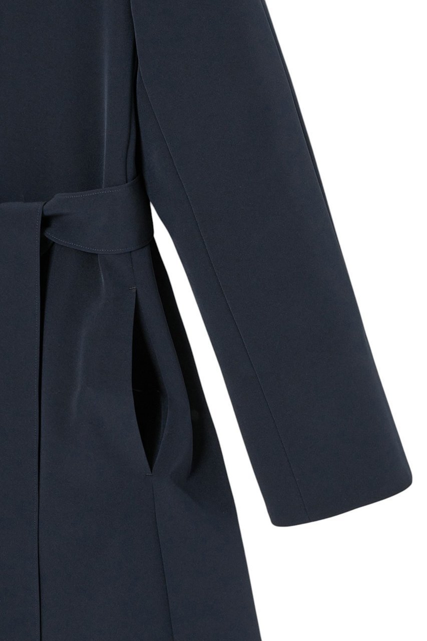 【アナイ/ANAYI】の【Eternal Line 2025】コンパクトストレッチノーカラーコート 人気、トレンドファッション・服の通販 founy(ファニー) 　ファッション　Fashion　レディースファッション　Fashion for Women　アウター　Coat / Outerwear Collection　コート・ロングコート・ピーコート　Long Coats, Peacoats & More　シンプル　Simple, Minimal　スリーブ　Sleeve, Long Sleeve / Short Sleeve　ダブル　Double, Double-Breasted　フロント　Front, Front Design　リボン　Ribbon, Bow　ロング　Long, Long-Length　other-5|ID: prp329100004247936 ipo3291000000036065015