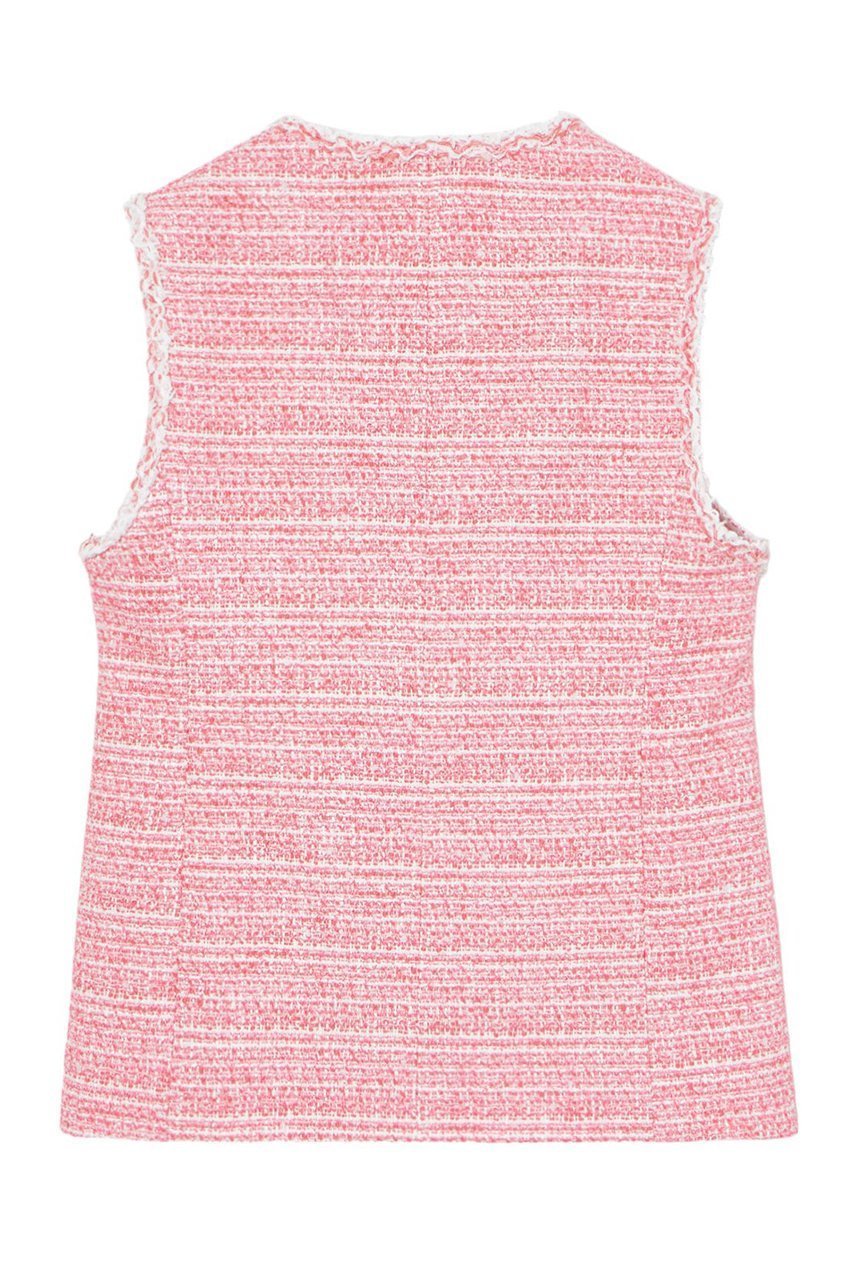 【アナイ/ANAYI】の【Eternal Line 2025】ミニドットツイード4ポケットジレ 人気、トレンドファッション・服の通販 founy(ファニー) 　ファッション　Fashion　レディースファッション　Fashion for Women　アウター　Coat / Outerwear Collection　レディースジャケット・軽アウター　Jackets　おすすめ　Recommended / Our Picks　ジャケット　Jacket, Outerwear　セットアップ　Set-Up, Coordinated Outfit　ツイード　Twill, Twill Weave　パール　Pearl, Pearl Accent　ブレード　Braid, Decorative Trim　ベスト　Vest, Waistcoat　ポケット　Pocket, Pocket Detail　ポンポン　Pom-Pom, Fluffy Ball　モノトーン　Monotone, Black and White　ランダム　Random, Irregular　再入荷　Restock / Back in Stock　春　Spring　other-2|ID: prp329100004247941 ipo3291000000035924644