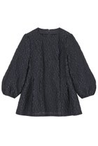 【アナイ/ANAYI】の【Eternal Line 2025】リングふくれジャガードペプラム ブラウス ネイビー|ID: prp329100004247944 ipo3291000000036106876