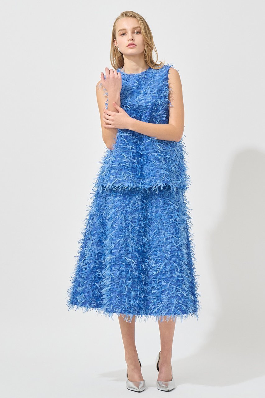 【アナイ/ANAYI】の【Eternal Line 2025】フェザーカットジャガードフレア スカート 人気、トレンドファッション・服の通販 founy(ファニー) 　ファッション　Fashion　レディースファッション　Fashion for Women　スカート　Skirts　Aライン・フレアスカート　A-Line & Flared Skirts　ロングスカート　Long Skirts / Maxi & Midi Skirts　シンプル　Simple, Minimal　ジャカード／ジャガード　Jacquard, Woven Pattern　スペシャル　Special, Limited Edition　セットアップ　Set-Up, Coordinated Outfit　タフタ　Taffeta, Structured Fabric　トレンド　Trend, Trending Now　フェザー　Feather, Feather Detail　フレア　Flare, Flared　ミックス　Mix, Mixed Style　ロング　Long, Long-Length　other-3|ID: prp329100004247945 ipo3291000000036139173