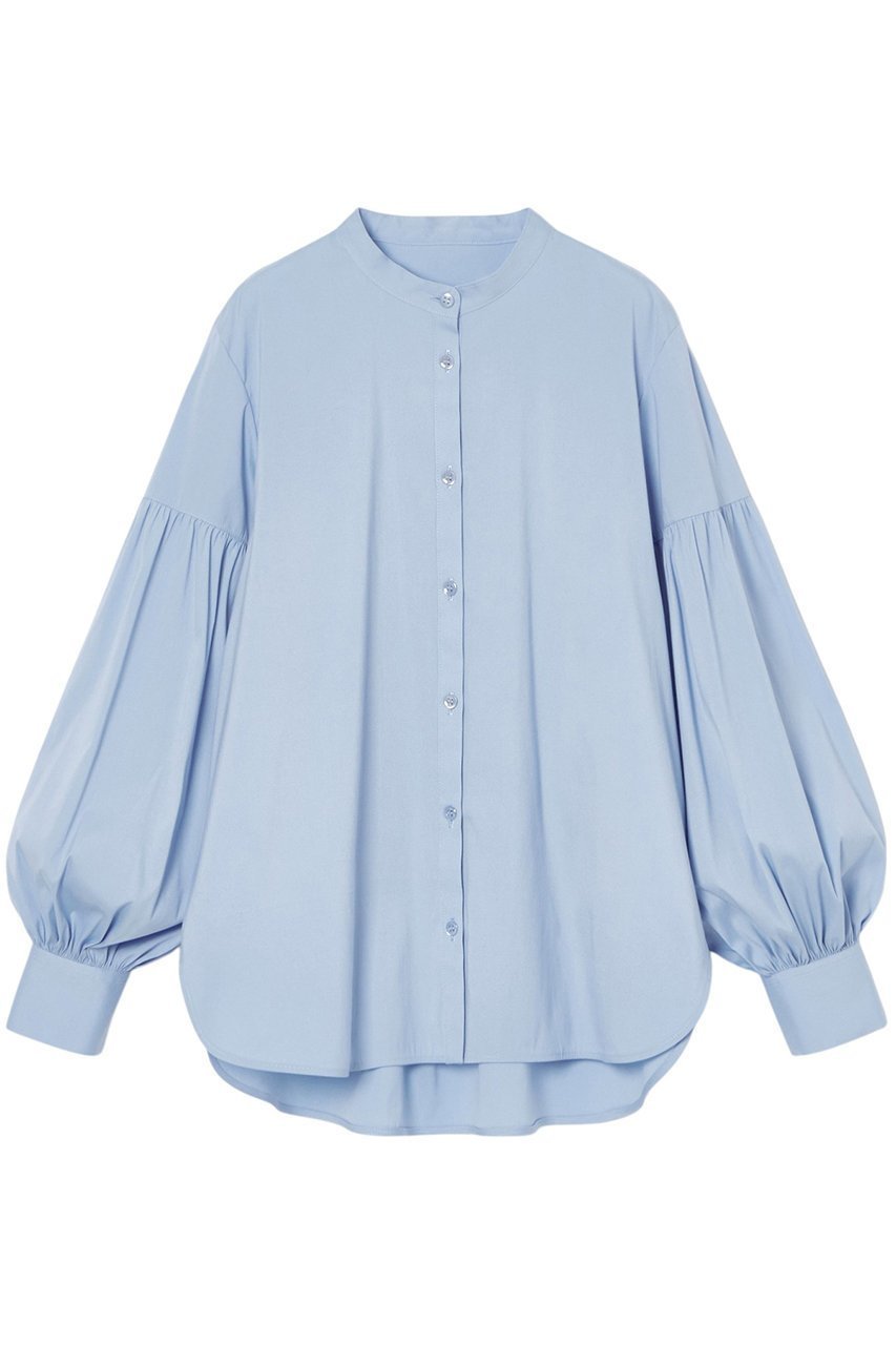 【アナイ/ANAYI】の【Eternal Line 2025】ストレッチブロードパフ袖ブラウス 人気、トレンドファッション・服の通販 founy(ファニー) 　ファッション　Fashion　レディースファッション　Fashion for Women　トップス・カットソー　Cut & Sew Tops　シャツ・ブラウス・オフィスカジュアル　Elegant Blouses & Button-Ups　インナー　Innerwear　シンプル　Simple, Minimal　スタンド　Stand Collar, Upright Stand　ストレッチ　Stretch, Stretchy Fabric　スリーブ　Sleeve, Long Sleeve / Short Sleeve　ブロード　Broadcloth, Fine Cotton　ロング　Long, Long-Length　エレガント 上品　Elegant　再入荷　Restock / Back in Stock　 other-1|ID: prp329100004247953 ipo3291000000035054836