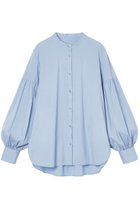 【アナイ/ANAYI】の【Eternal Line 2025】ストレッチブロードパフ袖ブラウス 人気、トレンドファッション・服の通販 founy(ファニー) ファッション Fashion レディースファッション Fashion for Women トップス・カットソー Cut & Sew Tops シャツ・ブラウス・オフィスカジュアル Elegant Blouses & Button-Ups インナー Innerwear シンプル Simple, Minimal スタンド Stand Collar, Upright Stand ストレッチ Stretch, Stretchy Fabric スリーブ Sleeve, Long Sleeve / Short Sleeve ブロード Broadcloth, Fine Cotton ロング Long, Long-Length エレガント 上品 Elegant 再入荷 Restock / Back in Stock thumbnail ブルー|ID: prp329100004247953 ipo3291000000035054837