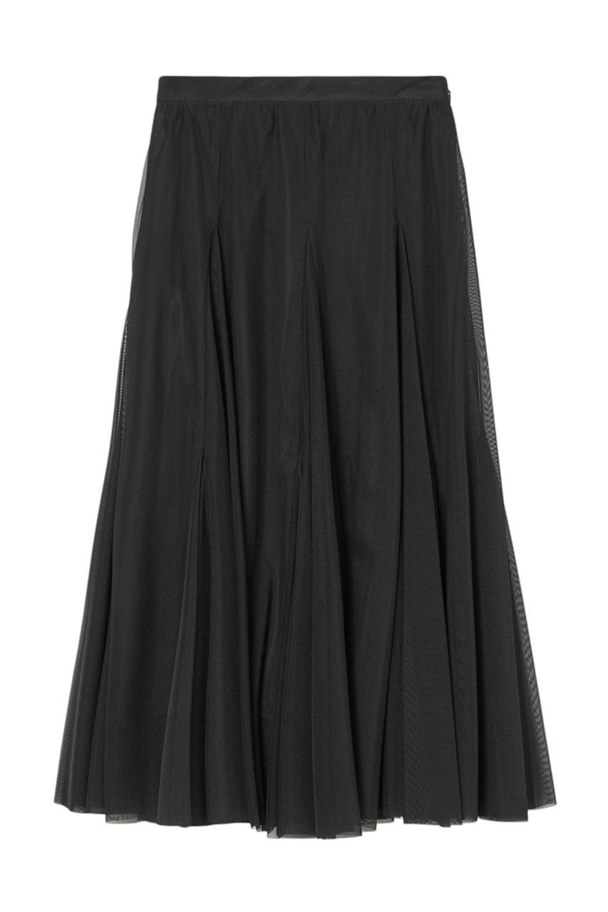 【アナイ/ANAYI】の【Eternal Line 2025】シャイニーチュールマチフレア スカート インテリア・キッズ・メンズ・レディースファッション・服の通販 founy(ファニー) 　ファッション　Fashion　レディースファッション　Fashion for Women　スカート　Skirts　Aライン・フレアスカート　A-Line & Flared Skirts　ロングスカート　Long Skirts / Maxi & Midi Skirts　おすすめ　Recommended / Our Picks　エレガント 上品　Elegant　オケージョン　Occasion Wear　ジャケット　Jacket, Outerwear　チュール　Tulip, Tulip Motif　ツイード　Twill, Twill Weave　フレア　Flare, Flared　ロング　Long, Long-Length　再入荷　Restock / Back in Stock　ブラック|ID: prp329100004247955 ipo3291000000035052692