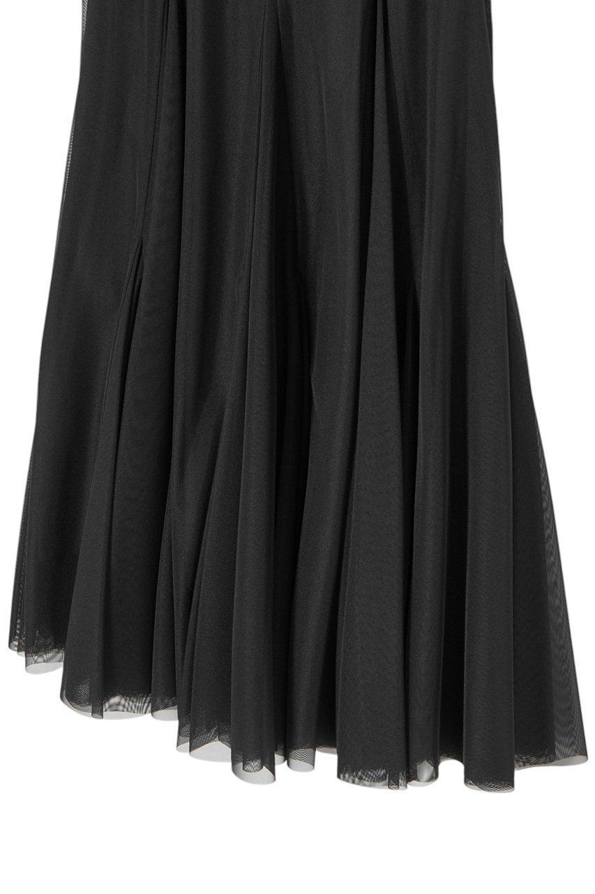 【アナイ/ANAYI】の【Eternal Line 2025】シャイニーチュールマチフレア スカート 人気、トレンドファッション・服の通販 founy(ファニー) 　ファッション　Fashion　レディースファッション　Fashion for Women　スカート　Skirts　Aライン・フレアスカート　A-Line & Flared Skirts　ロングスカート　Long Skirts / Maxi & Midi Skirts　おすすめ　Recommended / Our Picks　エレガント 上品　Elegant　オケージョン　Occasion Wear　ジャケット　Jacket, Outerwear　チュール　Tulip, Tulip Motif　ツイード　Twill, Twill Weave　フレア　Flare, Flared　ロング　Long, Long-Length　再入荷　Restock / Back in Stock　other-4|ID: prp329100004247955 ipo3291000000035052695