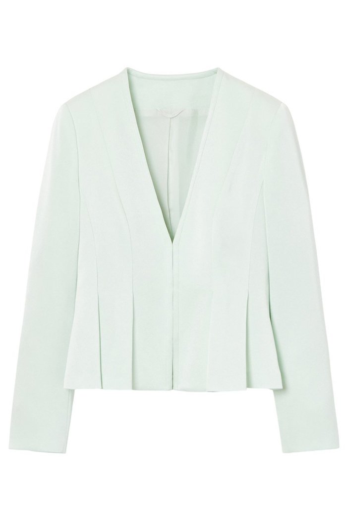 【アナイ/ANAYI】の【Eternal Line 2025】トリアセサテンタックペプラム ジャケット インテリア・キッズ・メンズ・レディースファッション・服の通販 founy(ファニー) https://founy.com/ ファッション Fashion レディースファッション Fashion for Women アウター Coat / Outerwear Collection レディースジャケット・軽アウター Jackets インナー Innerwear エレガント 上品 Elegant サテン Satin, Glossy Fabric シェイプ Shape, Slim Fit ジャケット Jacket, Outerwear セットアップ Set-Up, Coordinated Outfit フレア Flare, Flared フロント Front, Front Design ペプラム Peplum, Flared Hem ポケット Pocket, Pocket Detail 吸水 Absorbent, Quick-Dry |ID: prp329100004247959 ipo3291000000036259825