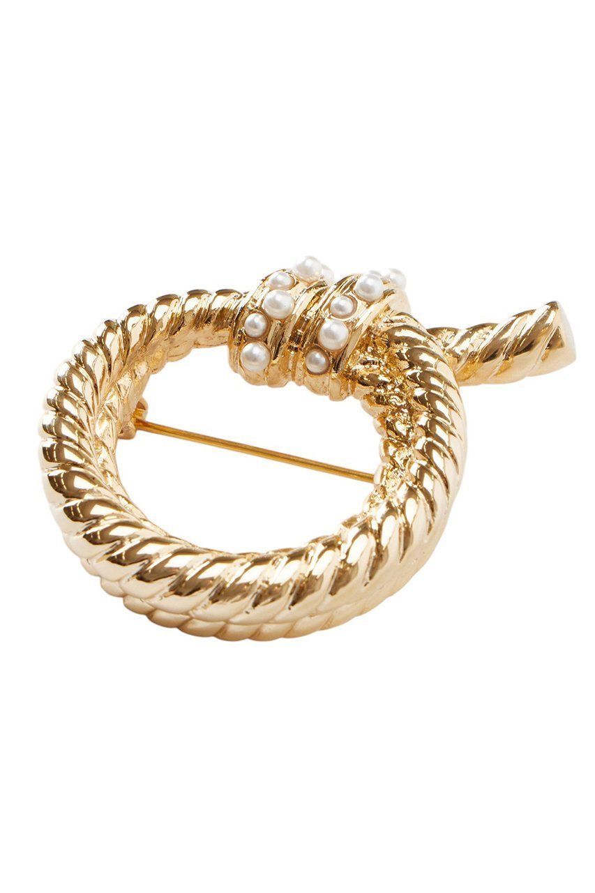 【アナイ/ANAYI】のパールノットサークルブローチ 人気、トレンドファッション・服の通販 founy(ファニー) 　ファッション　Fashion　レディースファッション　Fashion for Women　シンプル　Simple, Minimal　ジャカード／ジャガード　Jacquard, Woven Pattern　ツイード　Twill, Twill Weave　テクスチャー　Texture, Textured Fabric　パール　Pearl, Pearl Accent　ブローチ　Brooch, Pin Brooch　other-2|ID: prp329100004247966 ipo3291000000035639589