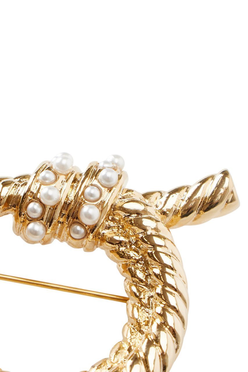 【アナイ/ANAYI】のパールノットサークルブローチ 人気、トレンドファッション・服の通販 founy(ファニー) 　ファッション　Fashion　レディースファッション　Fashion for Women　シンプル　Simple, Minimal　ジャカード／ジャガード　Jacquard, Woven Pattern　ツイード　Twill, Twill Weave　テクスチャー　Texture, Textured Fabric　パール　Pearl, Pearl Accent　ブローチ　Brooch, Pin Brooch　other-3|ID: prp329100004247966 ipo3291000000035639590