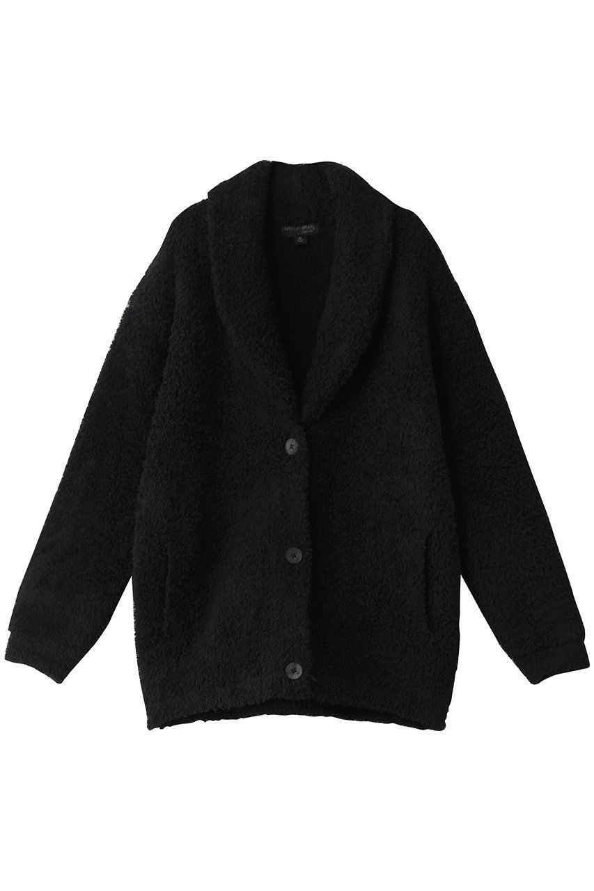 【ベアフット ドリームズ/BAREFOOT DREAMS】のコージーシック シャーリング ボタン ジャケット インテリア・キッズ・メンズ・レディースファッション・服の通販 founy(ファニー) 　ファッション　Fashion　レディースファッション　Fashion for Women　なめらか　Smooth, Silky Texture　カーディガン　Cardigan, Knitwear　シャーリング　Shirring, Ruched　ショール　Shawl, Wrap　ジャケット　Jacket, Outerwear　ロング　Long, Long-Length　冬　Winter / This Winter　吸水　Absorbent, Quick-Dry　ブラック|ID: prp329100004247968 ipo3291000000035655599
