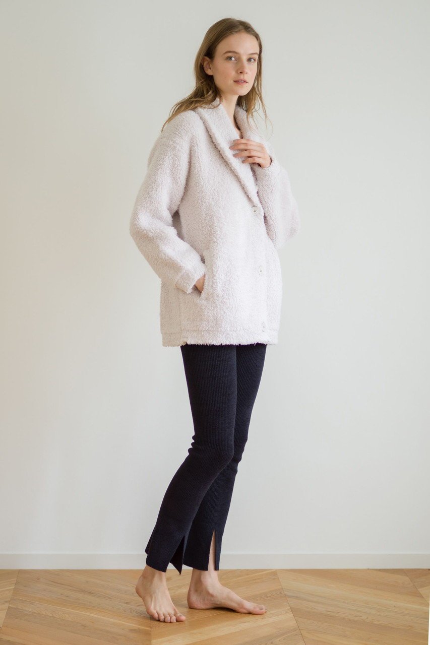 【ベアフット ドリームズ/BAREFOOT DREAMS】のコージーシック シャーリング ボタン ジャケット 人気、トレンドファッション・服の通販 founy(ファニー) 　ファッション　Fashion　レディースファッション　Fashion for Women　なめらか　Smooth, Silky Texture　カーディガン　Cardigan, Knitwear　シャーリング　Shirring, Ruched　ショール　Shawl, Wrap　ジャケット　Jacket, Outerwear　ロング　Long, Long-Length　冬　Winter / This Winter　吸水　Absorbent, Quick-Dry　other-8|ID: prp329100004247968 ipo3291000000035747266