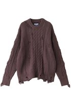 【メゾンスペシャル/MAISON SPECIAL】の【UNISEX】C/Aダメージケーブル編ミニットPO 人気、トレンドファッション・服の通販 founy(ファニー) ファッション Fashion レディースファッション WOMEN トップス・カットソー Tops/Tshirt ニット Knit Tops プルオーバー Pullover ユニセックス Unisex シンプル Simple ダメージ Damage NEW・新作・新着・新入荷 New Arrivals thumbnail C.GRY(チャコールグレー)|ID: prp329100004247981 ipo3291000000029477853