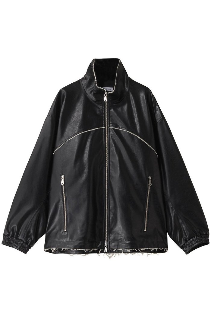 【メゾンスペシャル/MAISON SPECIAL】の【UNISEX】フリンジ切リ替エアーティフィシャルレザージップブルゾン インテリア・キッズ・メンズ・レディースファッション・服の通販 founy(ファニー) https://founy.com/ ファッション Fashion レディースファッション Fashion for Women アウター Coat / Outerwear Collection レディースジャケット・軽アウター Jackets ブルゾンジャケット・スポーティアウター Blouson Jackets ユニセックス Unisex, Genderless ジャケット Jacket, Outerwear スタンド Stand Collar, Upright Stand スリーブ Sleeve, Long Sleeve / Short Sleeve フリンジ Fringe, Tassel ブルゾン Blouson, Bomber Jacket リアル Real, Realistic ロング Long, Long-Length |ID: prp329100004247982 ipo3291000000032936331