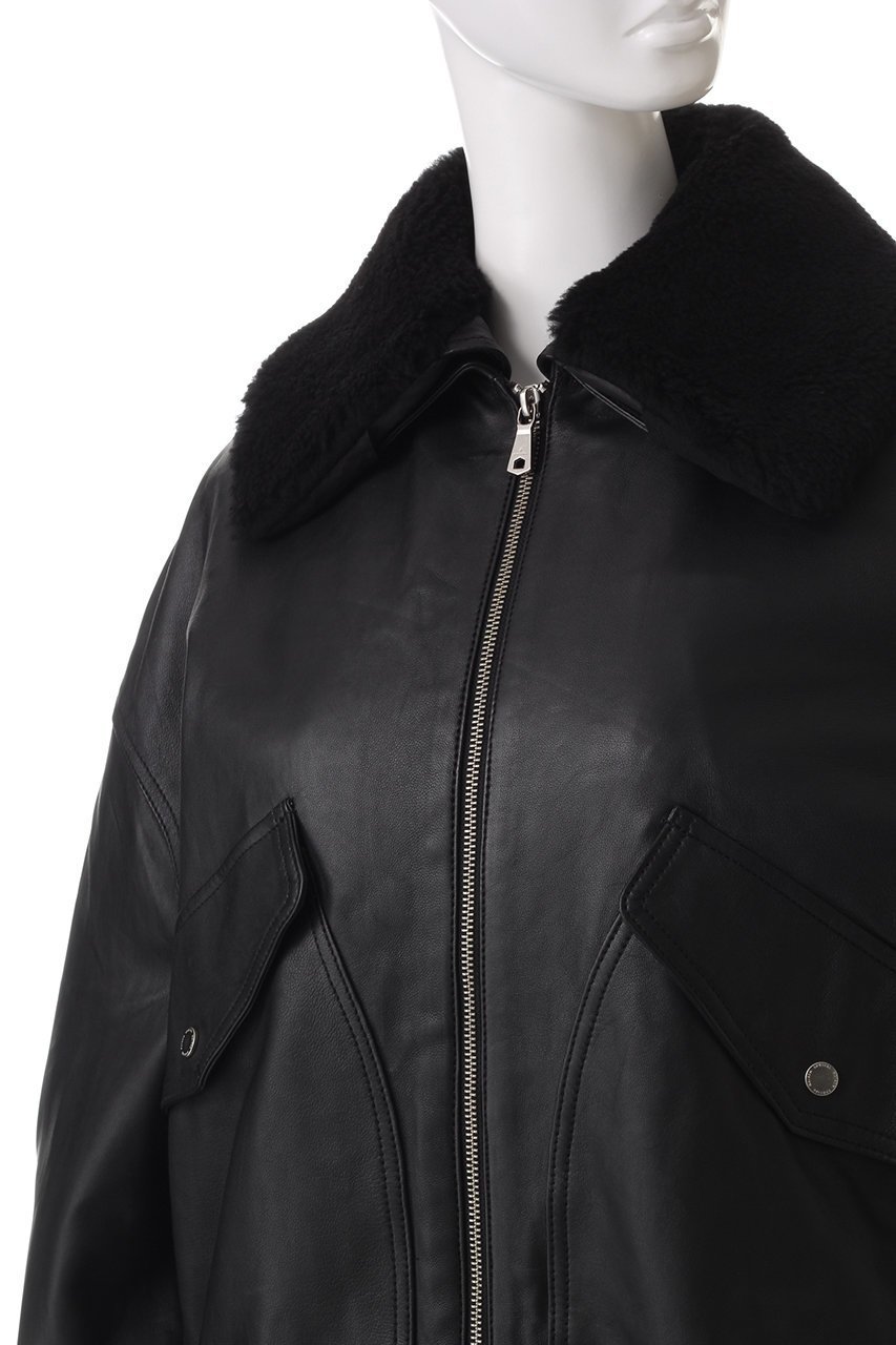 【メゾンスペシャル/MAISON SPECIAL】の【UNISEX】SHEEPレザーG1ムートン襟ブルゾン 人気、トレンドファッション・服の通販 founy(ファニー) 　ファッション　Fashion　レディースファッション　Fashion for Women　アウター　Coat / Outerwear Collection　レディースジャケット・軽アウター　Jackets　ブルゾンジャケット・スポーティアウター　Blouson Jackets　ユニセックス　Unisex, Genderless　ジャケット　Jacket, Outerwear　スタイリッシュ　Stylish, Fashionable　スリーブ　Sleeve, Long Sleeve / Short Sleeve　ブルゾン　Blouson, Bomber Jacket　ムートン　Shearling, Mouton　ロング　Long, Long-Length　other-5|ID: prp329100004247983 ipo3291000000036061595