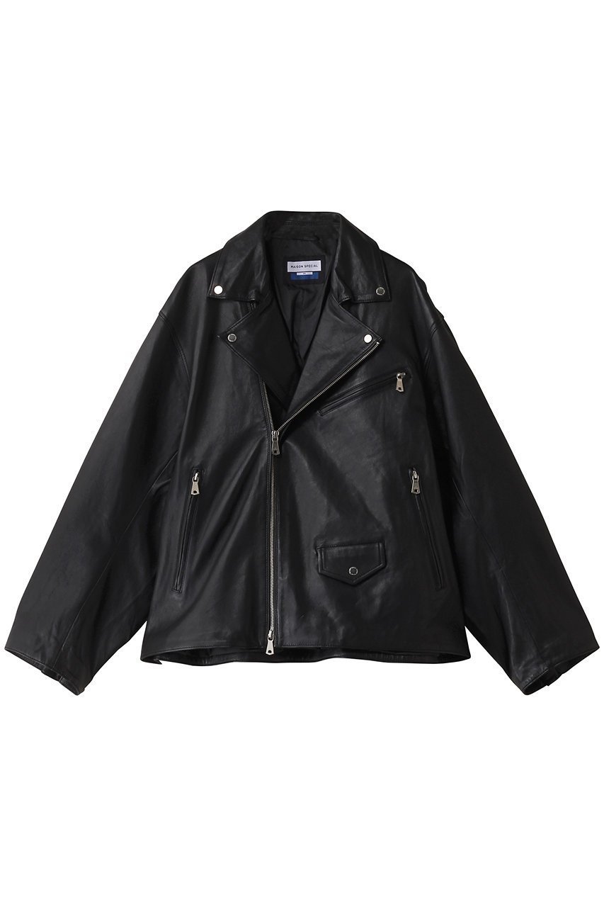 【メゾンスペシャル/MAISON SPECIAL】の【UNISEX】SHEEPレザーダブルライダース 人気、トレンドファッション・服の通販 founy(ファニー) 　ファッション　Fashion　レディースファッション　Fashion for Women　アウター　Coat / Outerwear Collection　レディースジャケット・軽アウター　Jackets　ライダースジャケット / レザースタイル　Riders Jackets & Biker Style　ユニセックス　Unisex, Genderless　ジャケット　Jacket, Outerwear　スタイリッシュ　Stylish, Fashionable　スリーブ　Sleeve, Long Sleeve / Short Sleeve　ライダース　Riders　ロング　Long, Long-Length　定番　Standard, Basic Item　 other-1|ID: prp329100004247984 ipo3291000000032936479