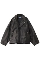 【メゾンスペシャル/MAISON SPECIAL】の【UNISEX】SHEEPレザーダブルライダース D.BLK(ブラック)|ID: prp329100004247984 ipo3291000000036515867