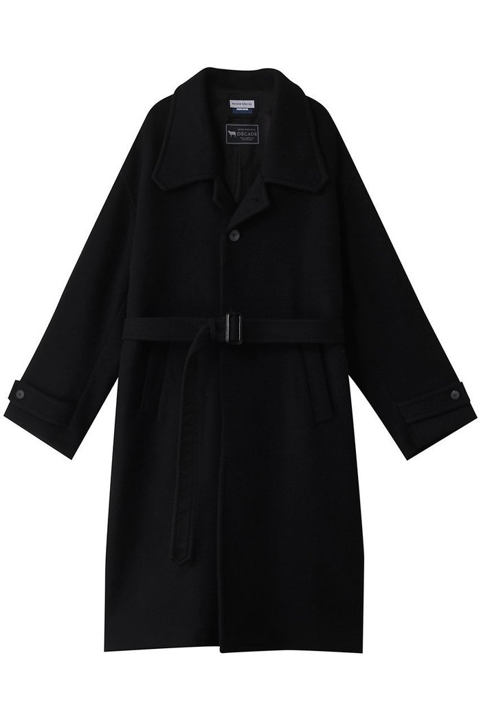 【メゾンスペシャル/MAISON SPECIAL】の【UNISEX】フォワードドロップメルトンコート インテリア・キッズ・メンズ・レディースファッション・服の通販 founy(ファニー) https://founy.com/ ファッション Fashion レディースファッション Fashion for Women アウター Coat / Outerwear Collection コート・ロングコート・ピーコート Long Coats, Peacoats & More ユニセックス Unisex, Genderless メルトン Melton, Heavy Wool リュクス Luxury, Elegant, High-End, Chic ロング Long, Long-Length 定番 Standard, Basic Item |ID: prp329100004247985 ipo3291000000035824916