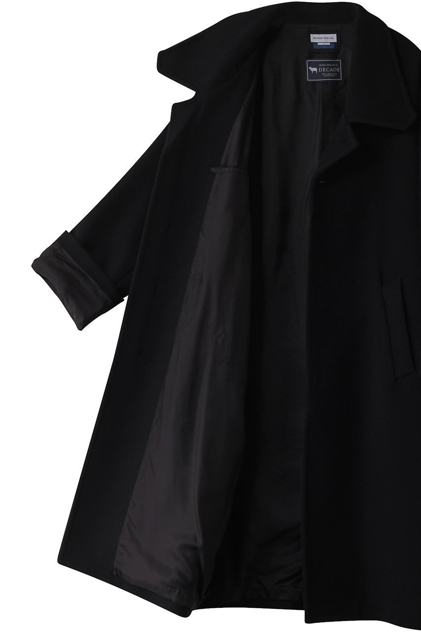 【メゾンスペシャル/MAISON SPECIAL】の【UNISEX】フォワードドロップメルトンコート 人気、トレンドファッション・服の通販 founy(ファニー) 　ファッション　Fashion　レディースファッション　Fashion for Women　アウター　Coat / Outerwear Collection　コート・ロングコート・ピーコート　Long Coats, Peacoats & More　ユニセックス　Unisex, Genderless　メルトン　Melton, Heavy Wool　リュクス　Luxury, Elegant, High-End, Chic　ロング　Long, Long-Length　定番　Standard, Basic Item　other-6|ID: prp329100004247985 ipo3291000000035824922